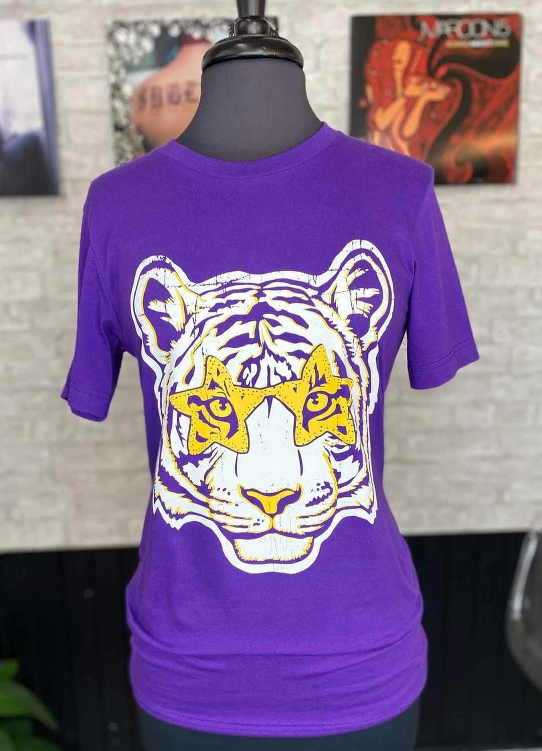 Tiger Star Glasses Tee
