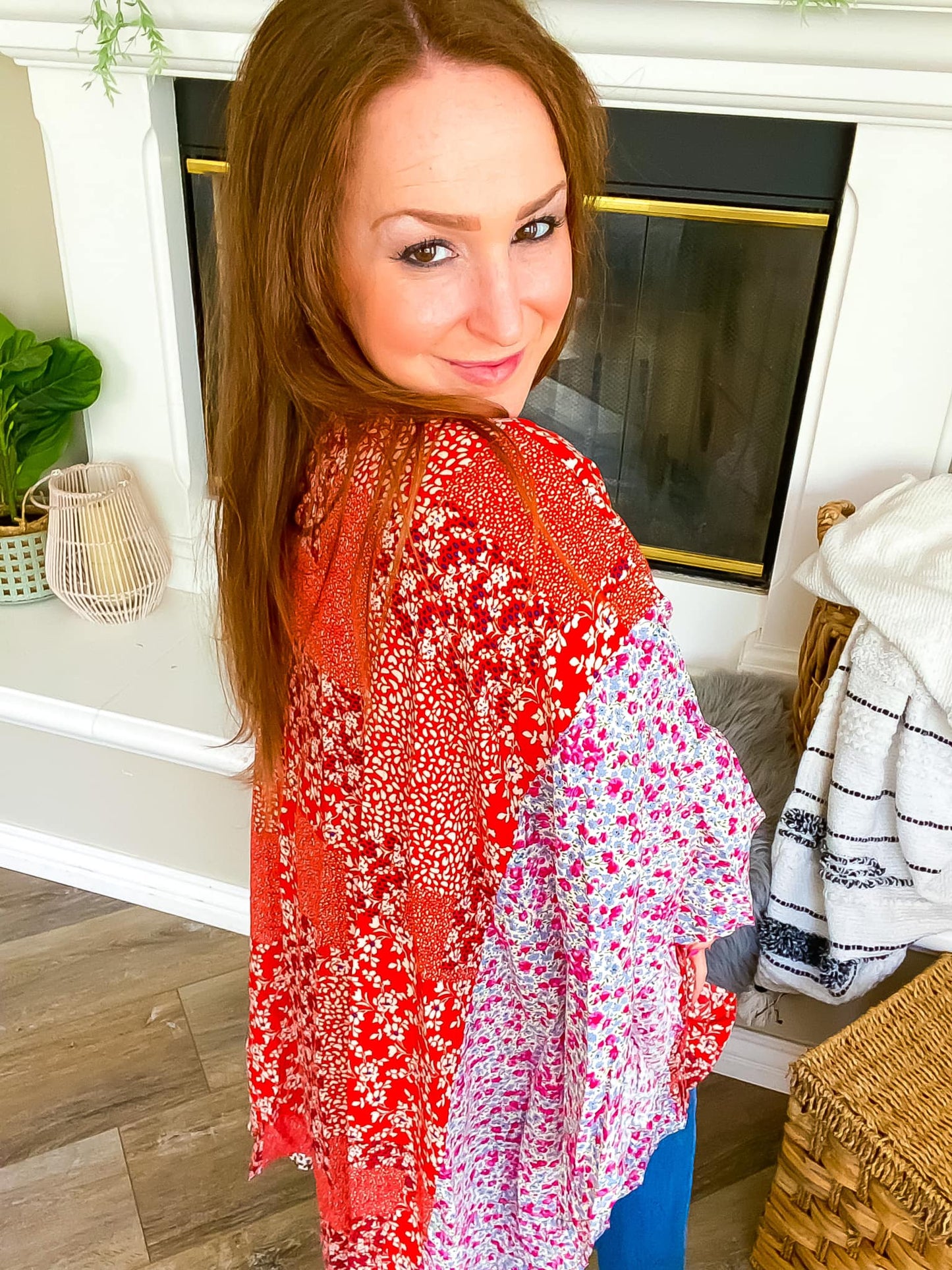 Patchwork Floral Kimono