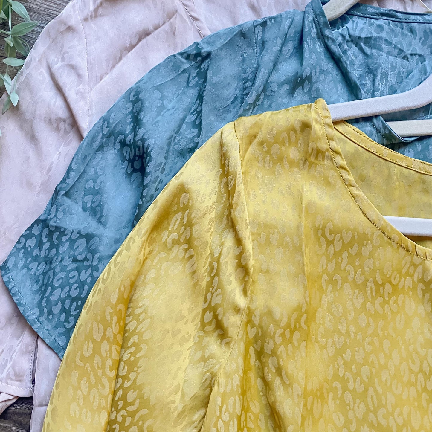 Golden Animal Print Top