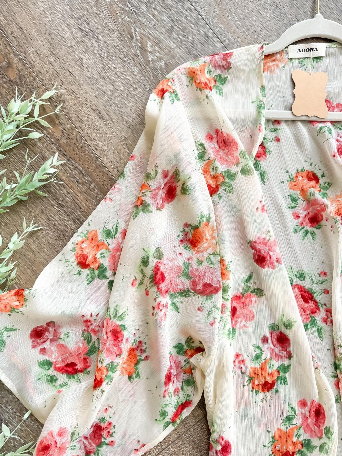 Floral Chiffon Kimono
