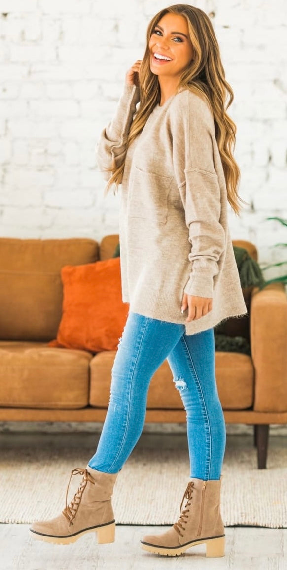 Anna Pocket Sweater