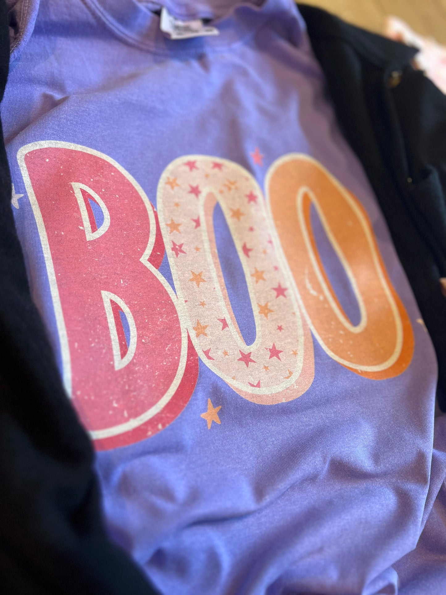 BOO Preppy Halloween Tee