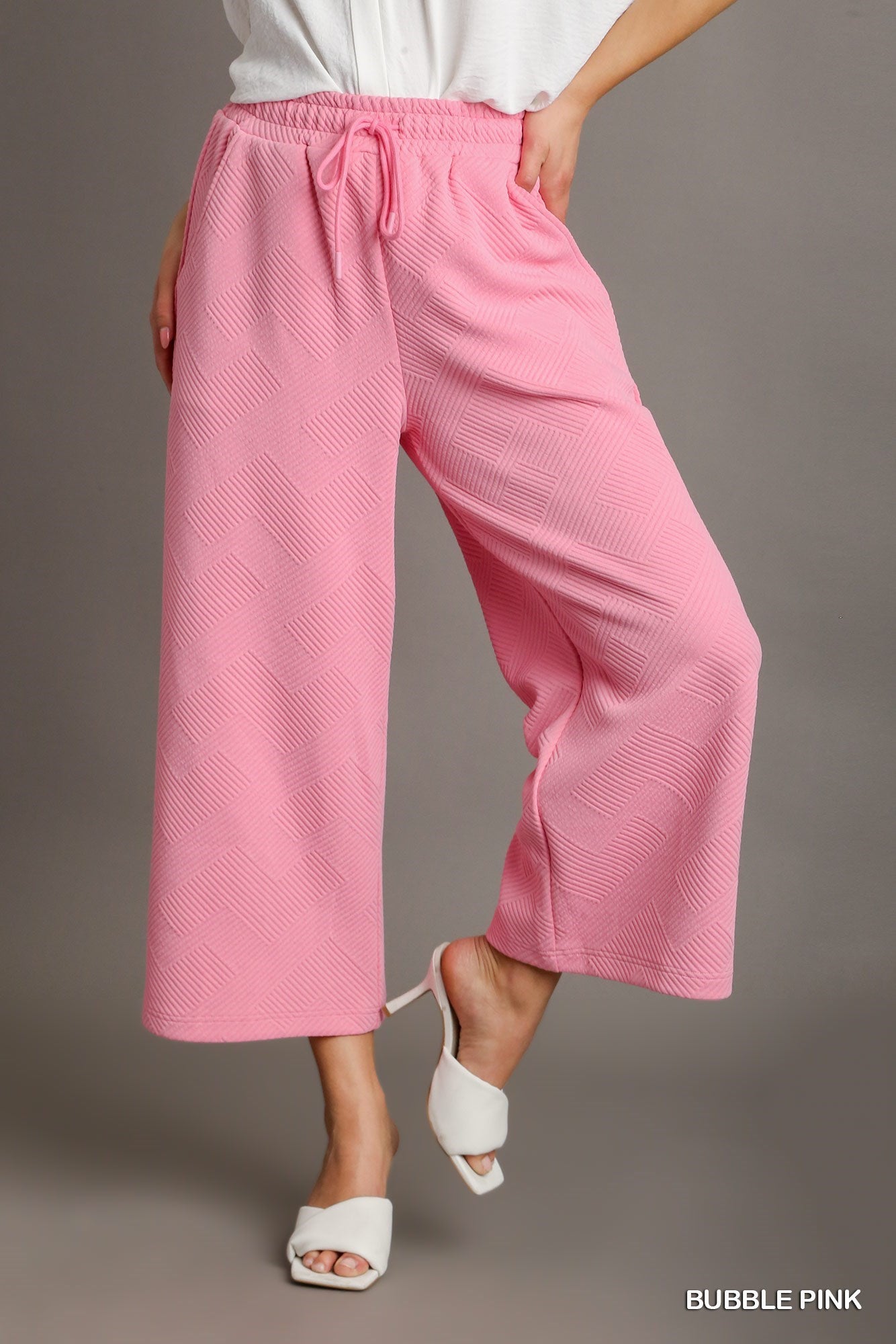 Bubblegum Textured Dream Pants