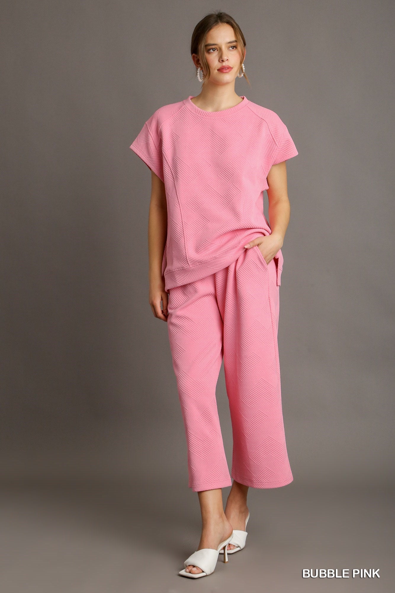 Bubblegum Textured Dream Pants