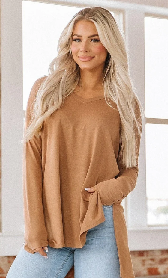 Quinn Dolman V-Neck Tunic