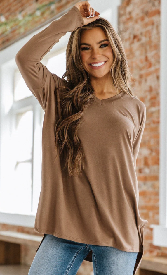 Quinn Dolman V-Neck Tunic