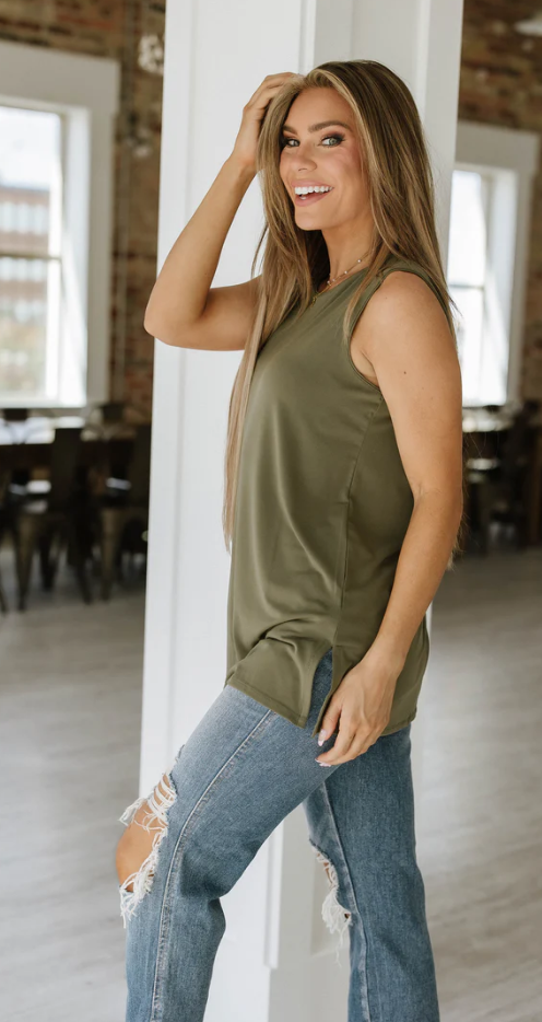 Sammy Side Slit Tunic Top