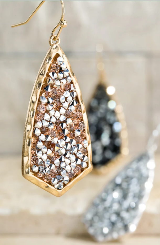 Glitter Stone Earrings