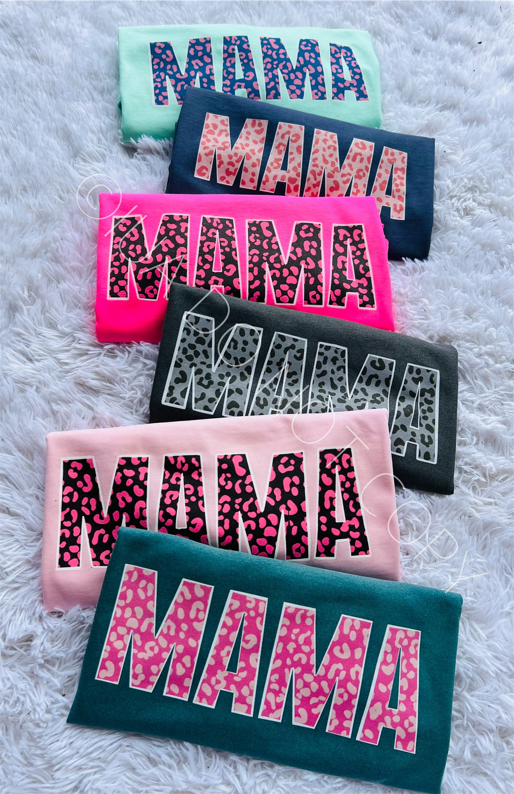 Leopard Mama Block Tee