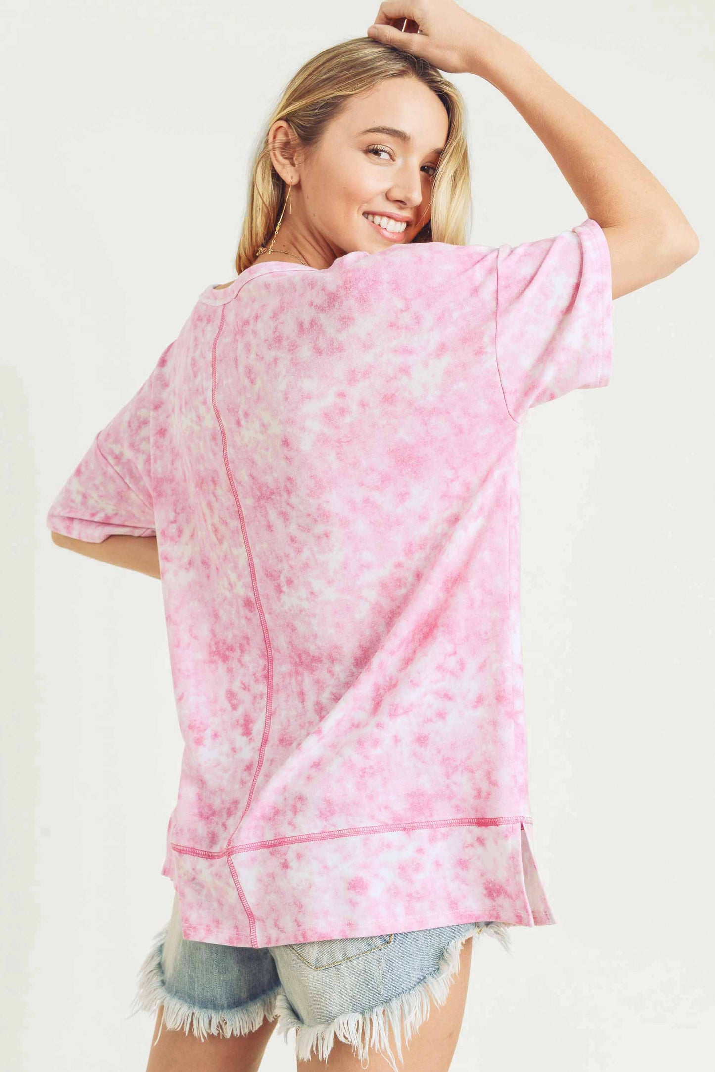 Tie-Dye Summer Me Pink Top