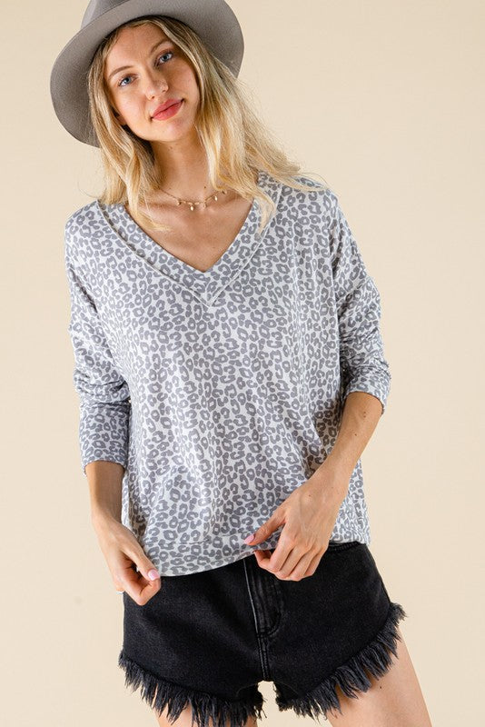Late Night Leopard Top