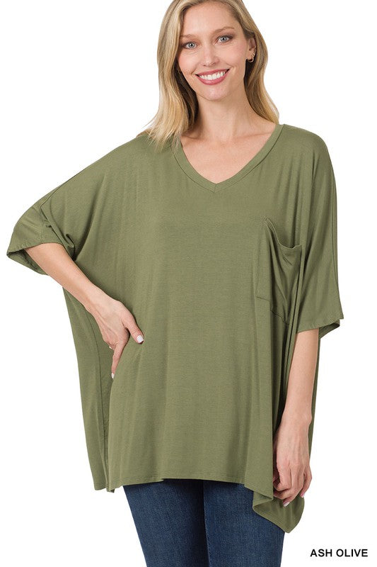 Ally Flowy V-Neck Top