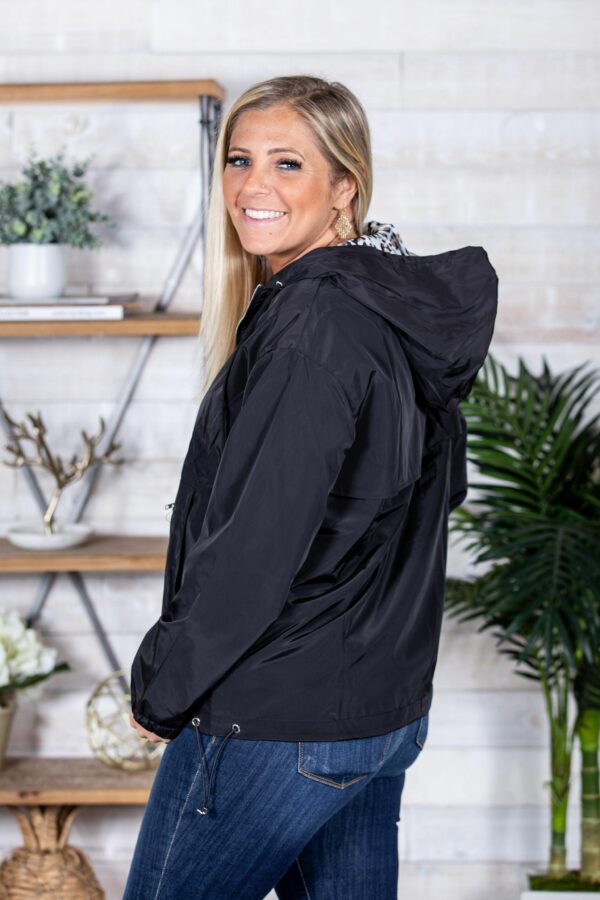 Abby Leopard Windbreaker