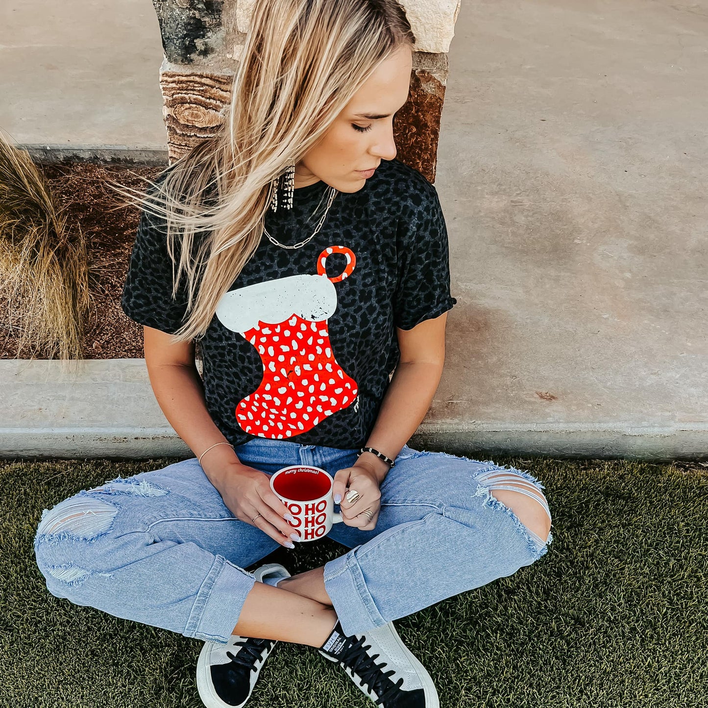 Spotted Stocking Tee