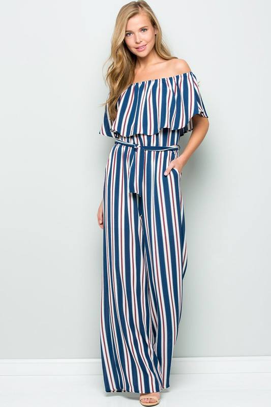 Show Me Your Stripes Jumpsuit
