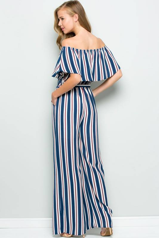 Show Me Your Stripes Jumpsuit