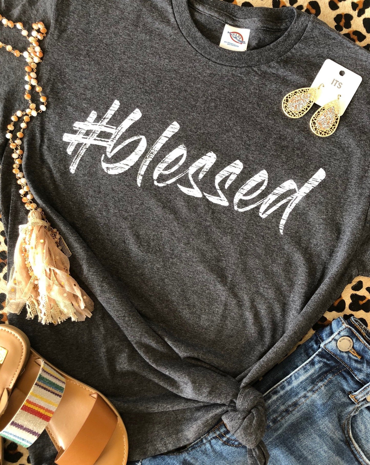 #Blessed Tee - Annor's Boutique