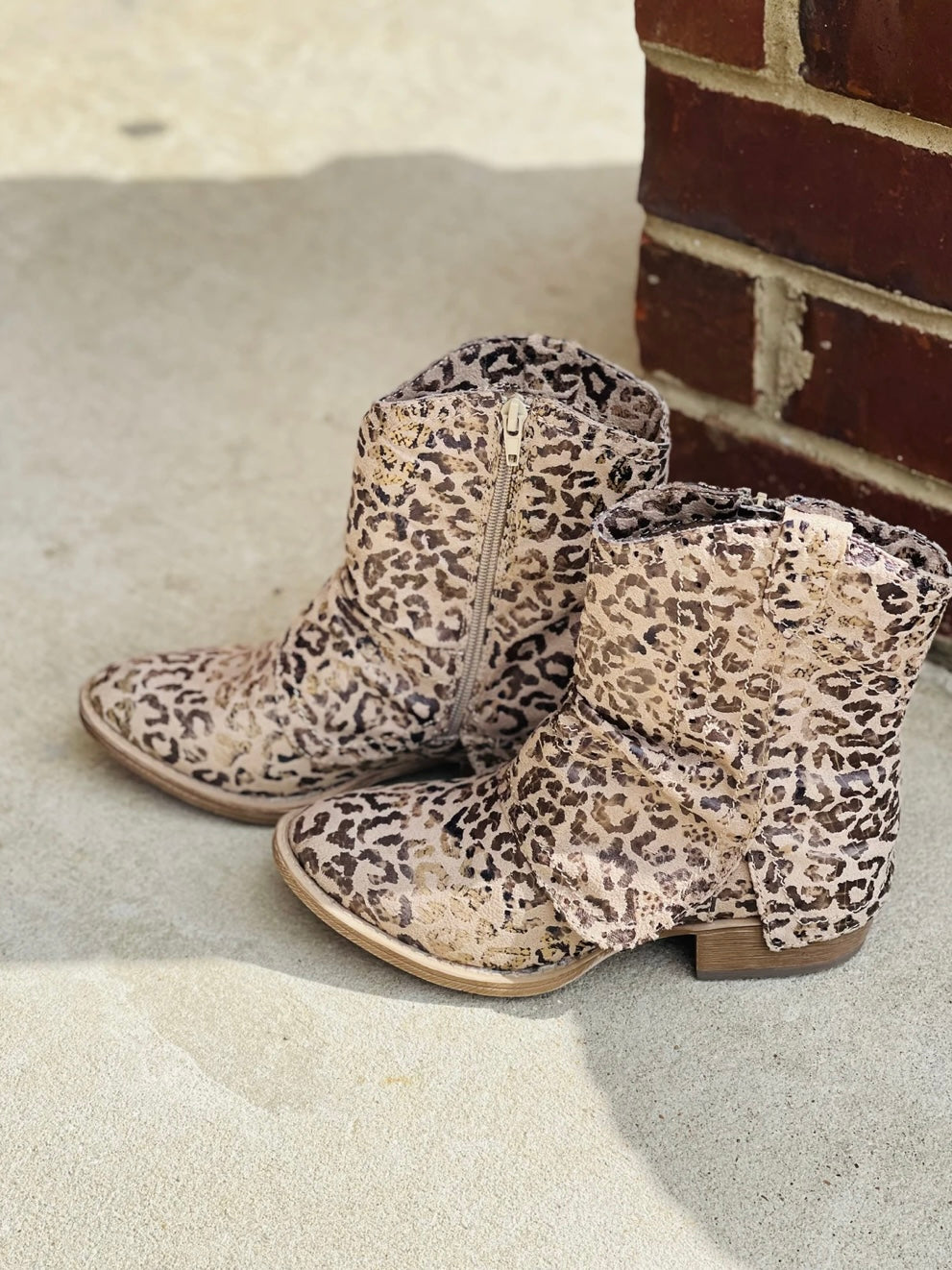 Leopard in Love Bootie