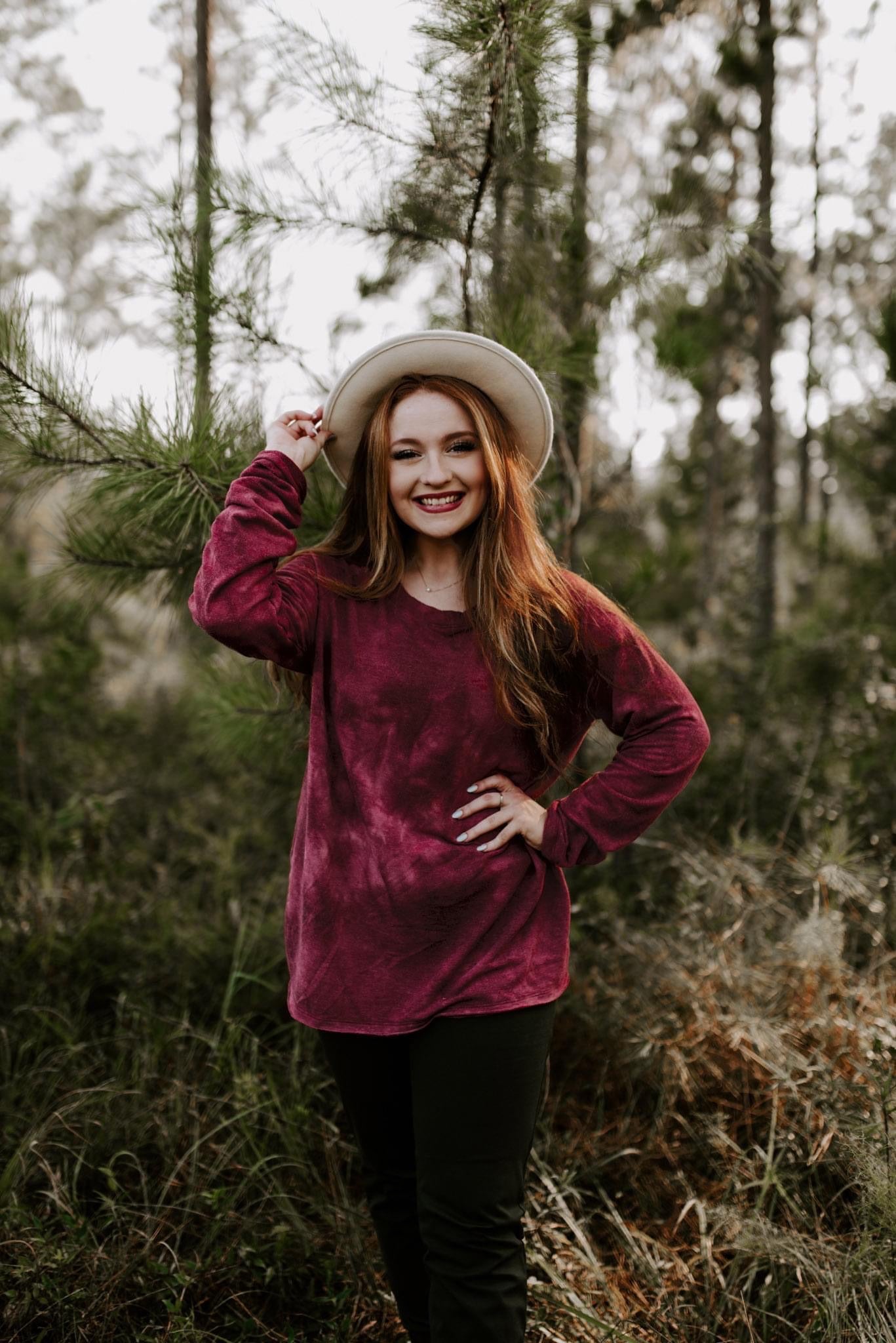 Fall For Me - Maroon Bomba Longsleeve