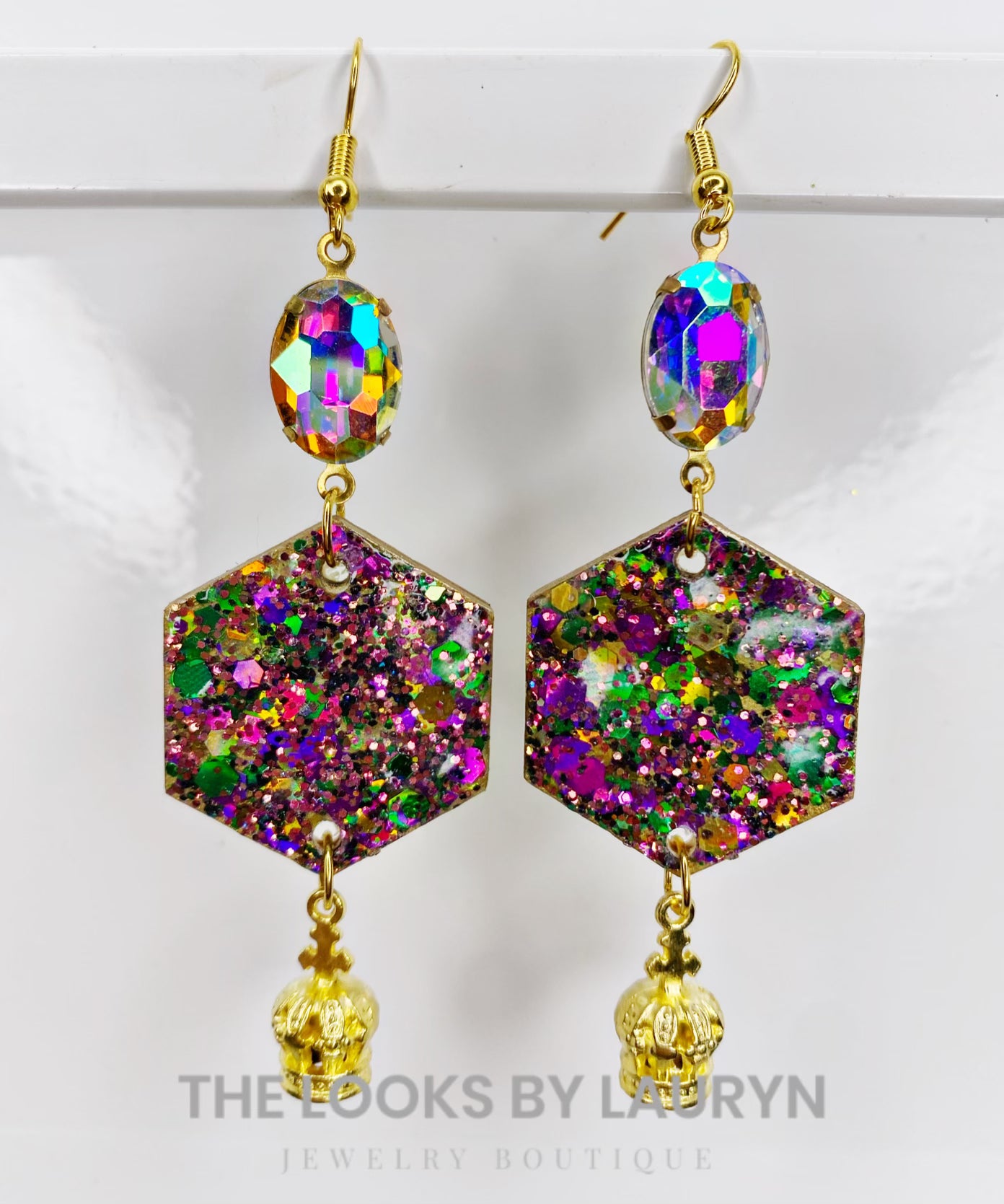 Queen of Mardi Gras Earrings