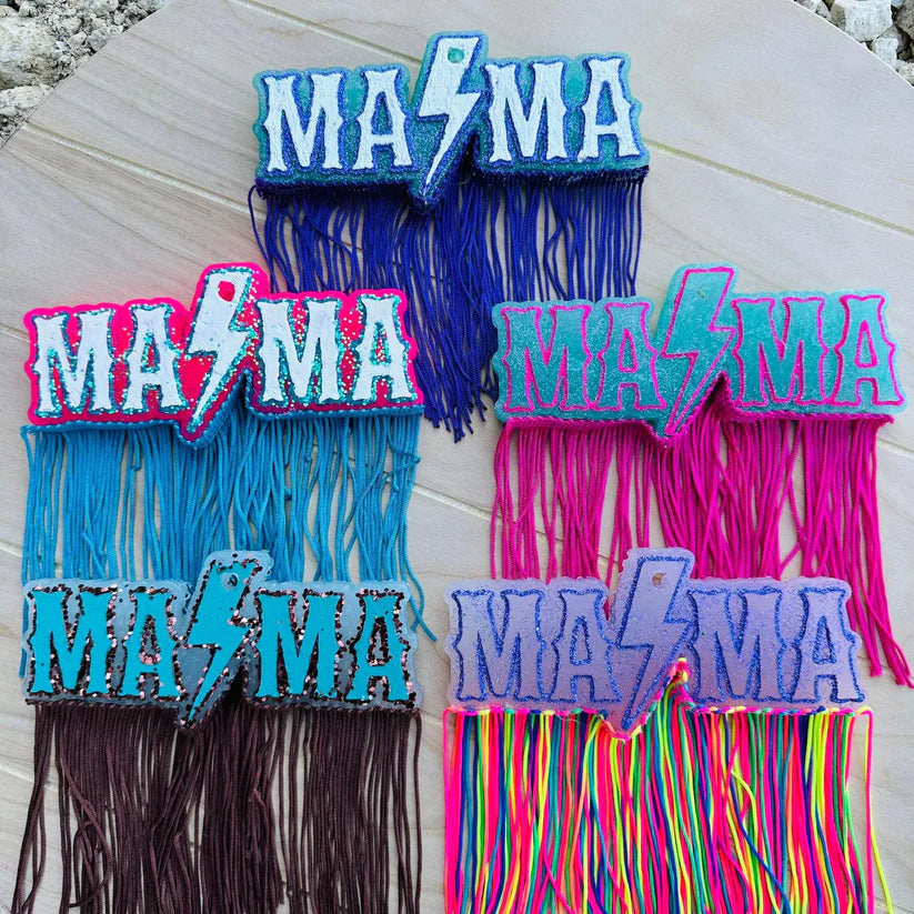 MAMA with Fringe Car Freshie