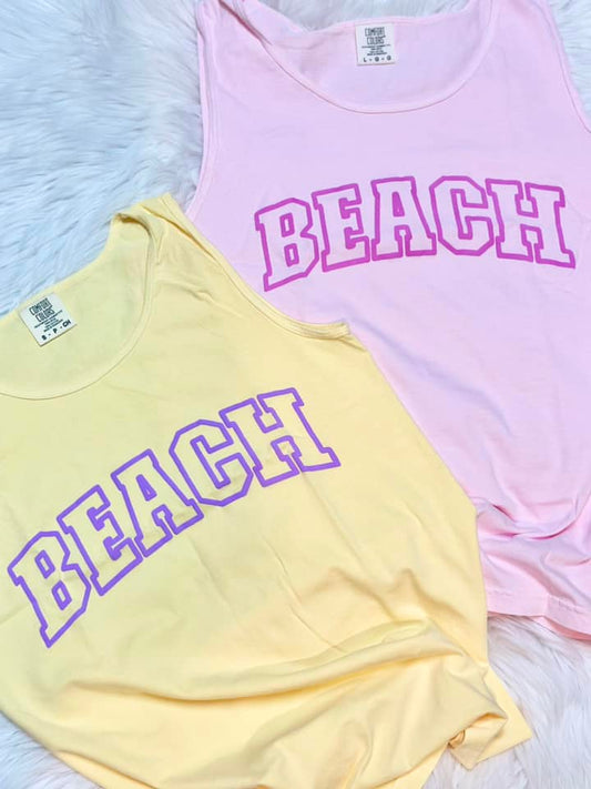 Beach Puff Tanks