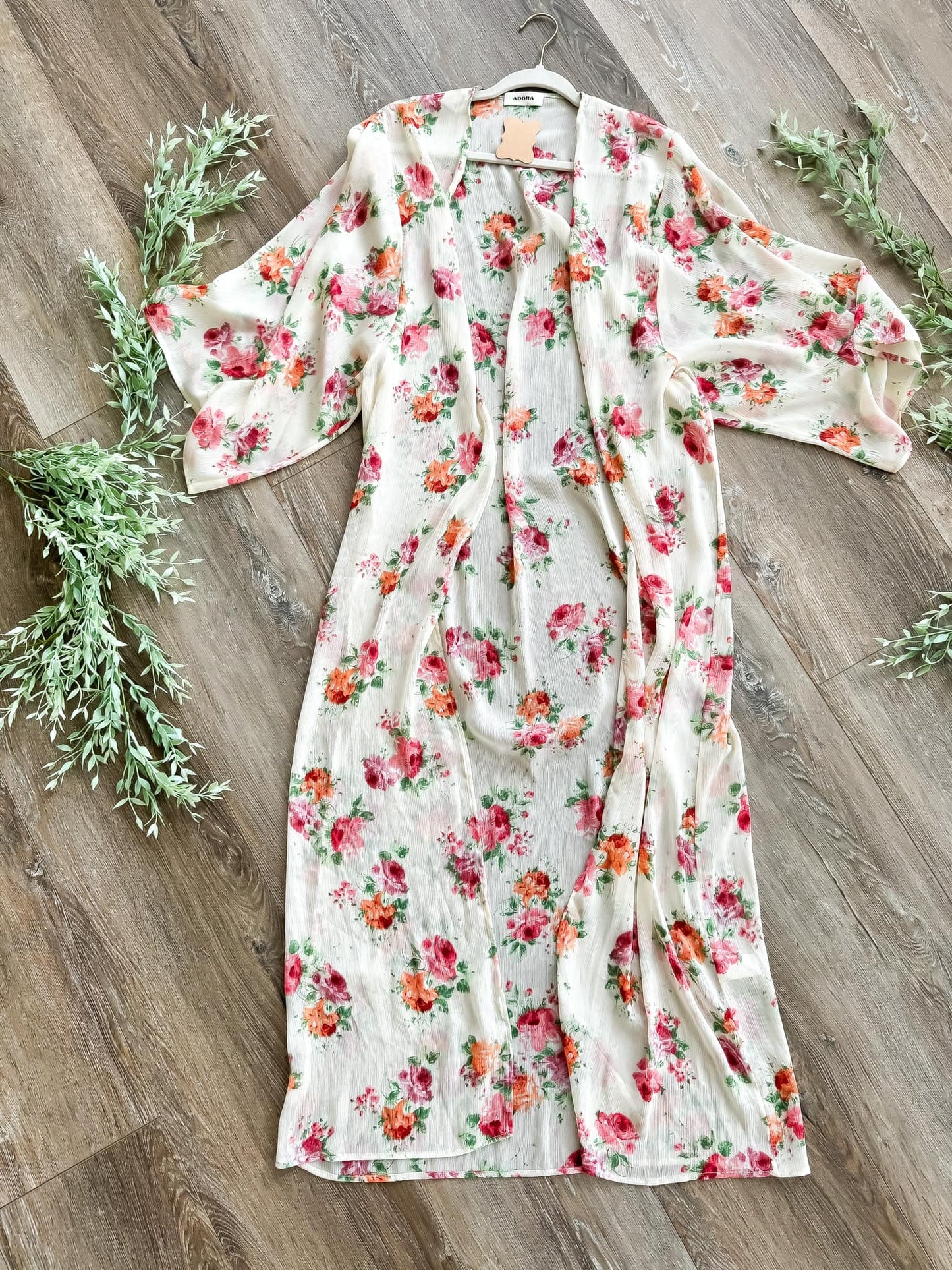 Floral Chiffon Kimono