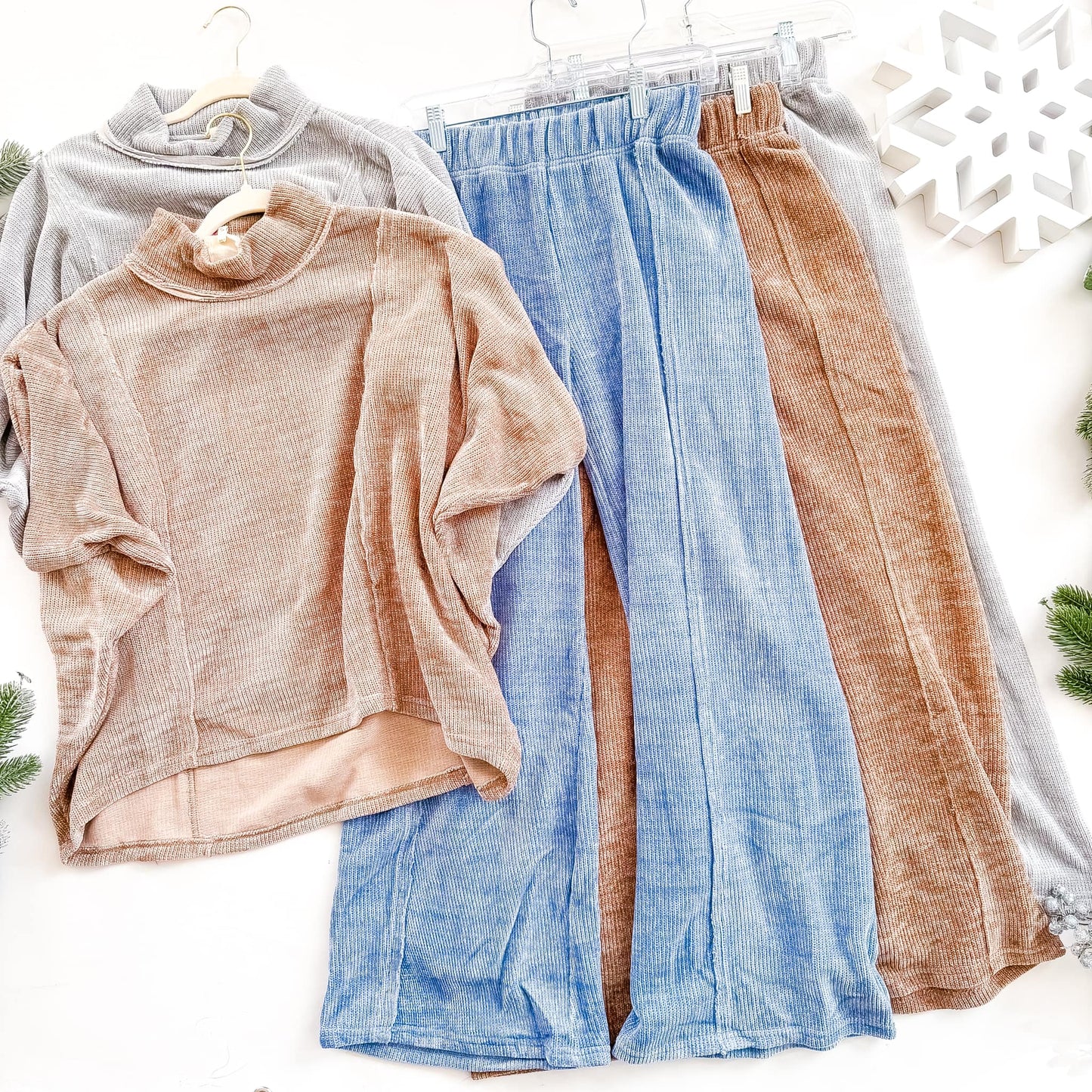 Good in Grey Chenille Poncho Top