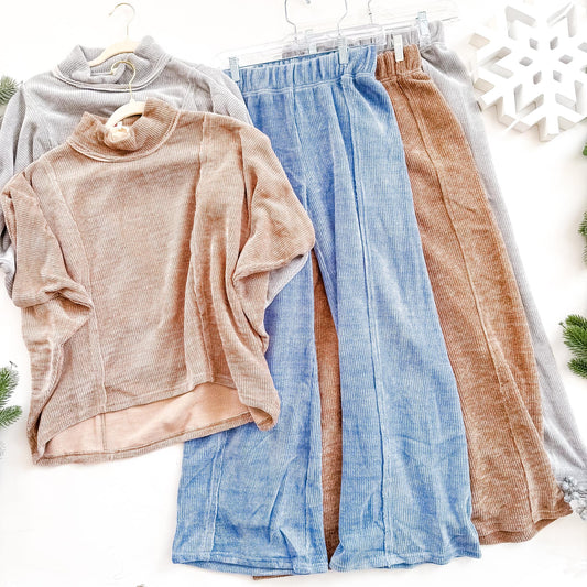 Good in Grey Chenille Poncho Top