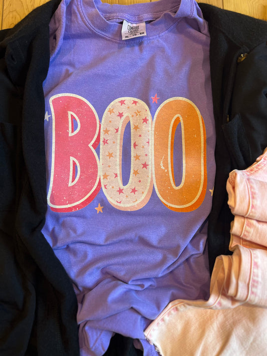 BOO Preppy Halloween Tee