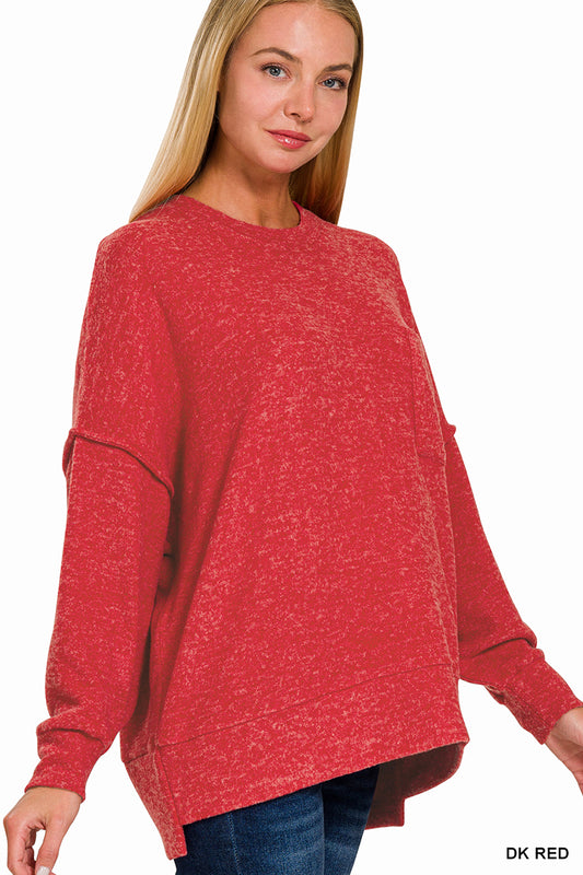 Bailey Brushed Drop Shoulder Sweater