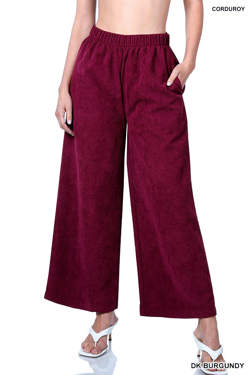 Cori Corduroy Wide Leg Pants