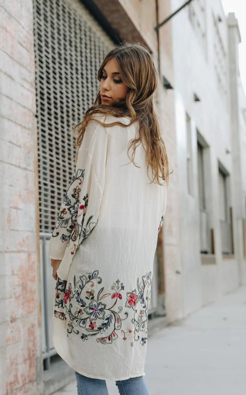 Fun In Florals Kimono