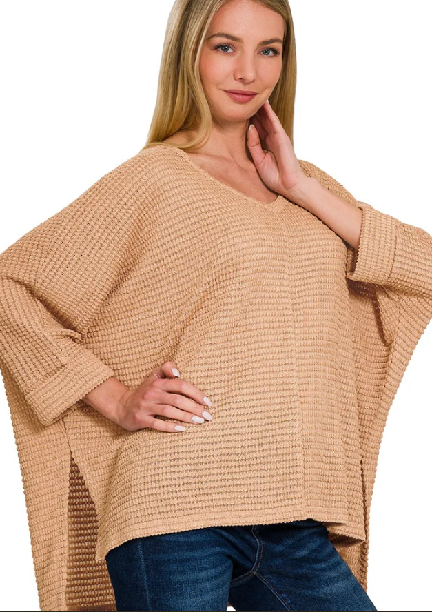 Val V-Neck Jacquard Sweater