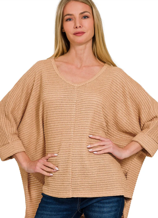 Val V-Neck Jacquard Sweater