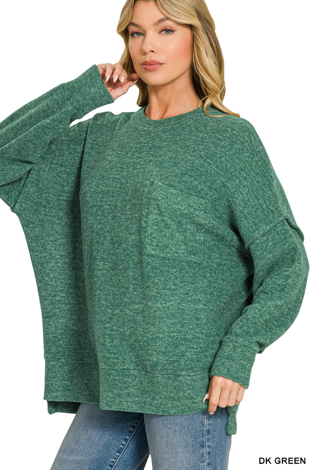 Bailey Brushed Drop Shoulder Sweater