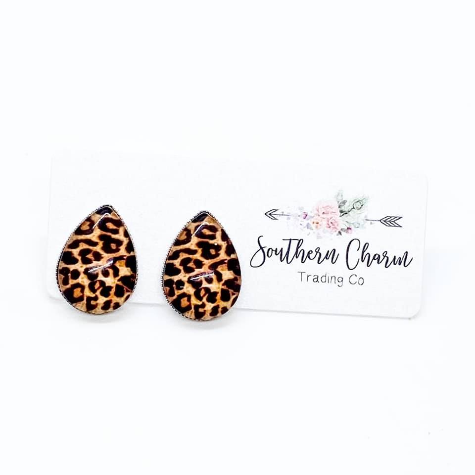 BIG AS TEXAS CHEETAH TEARDROPS