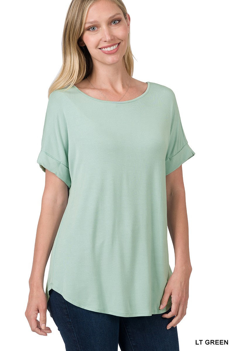 Ginny Rolled Sleeve Top