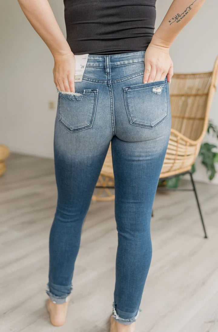 Jaye Distressed Kancan Skinny Jeans