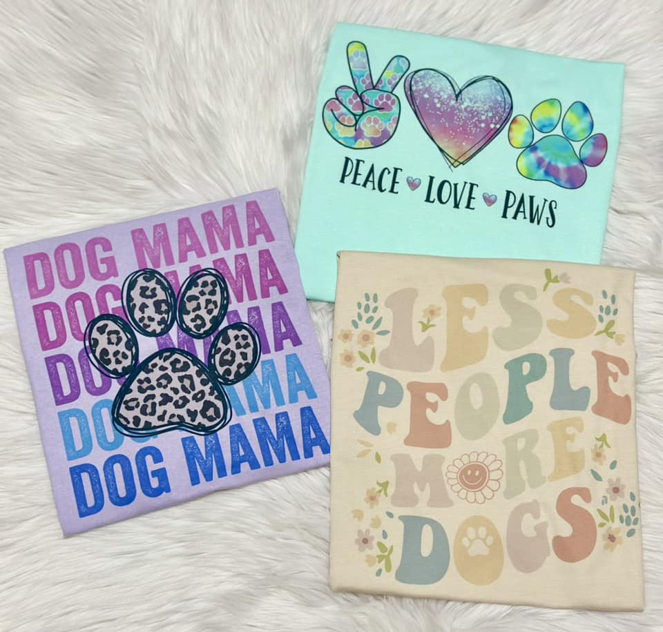 Dog Mama Stacked Tee
