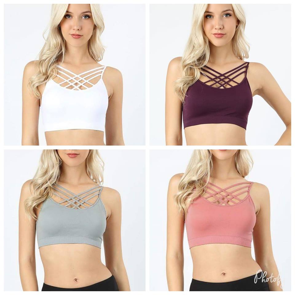 Triple Cross Bralette - Annor's Boutique