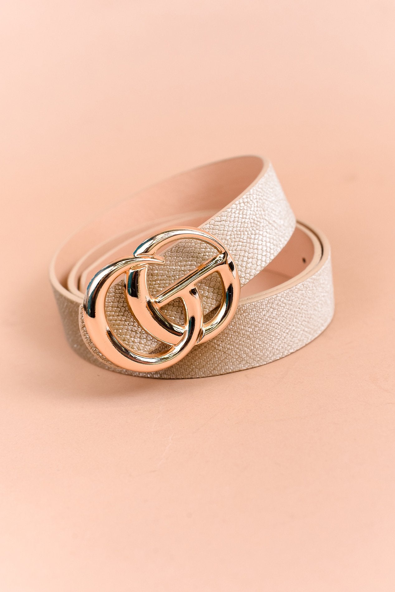 Suede Snakeskin Belt