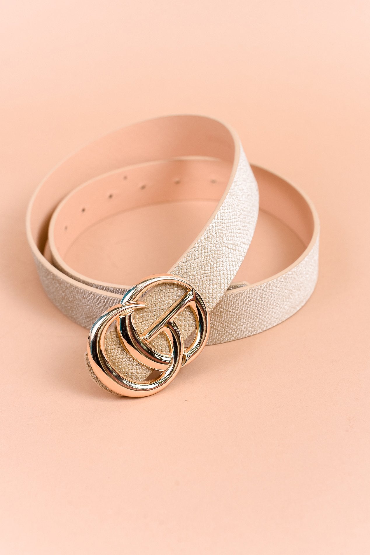 Suede Snakeskin Belt