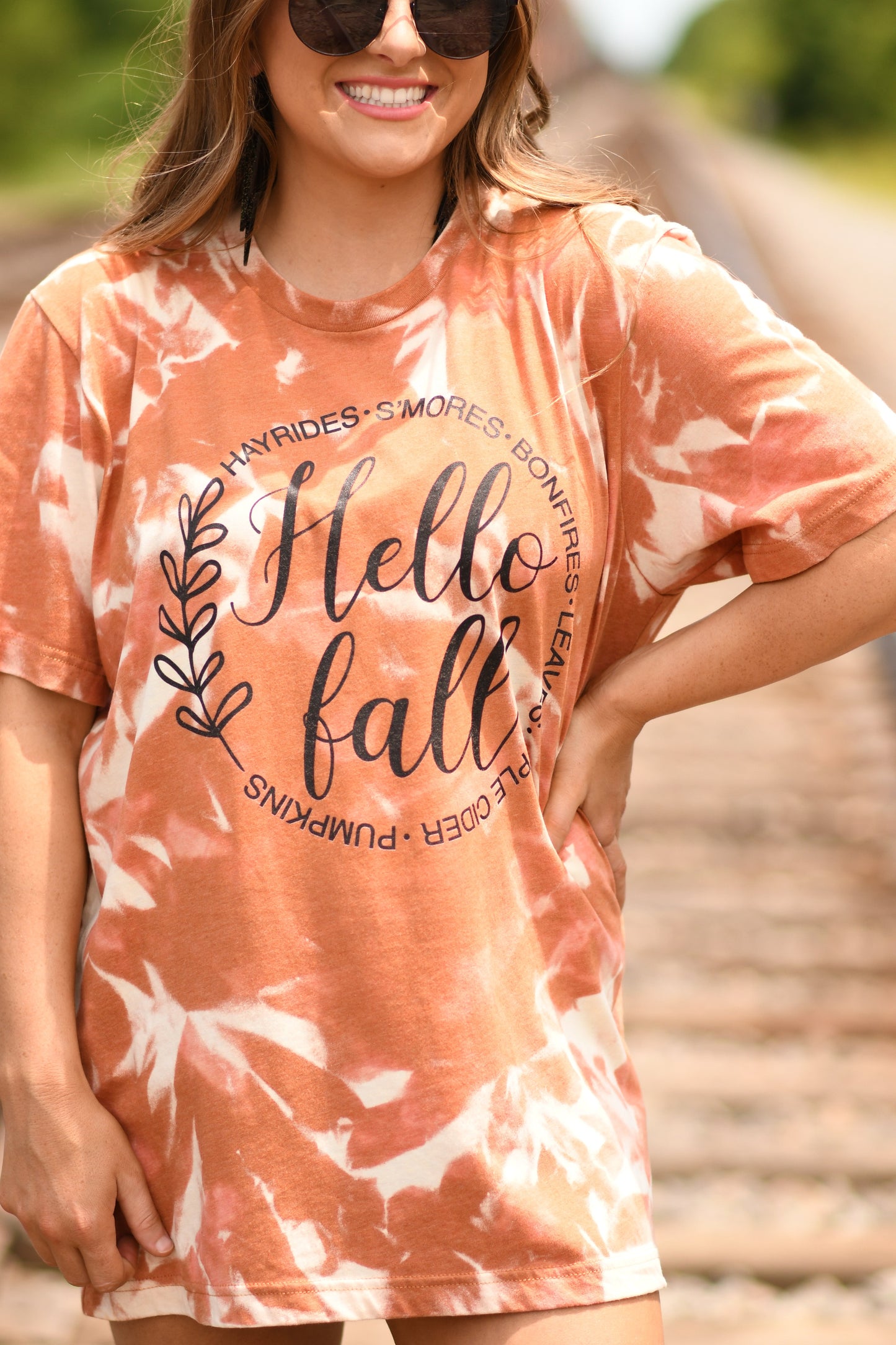 Hello Fall Scrunch Tee