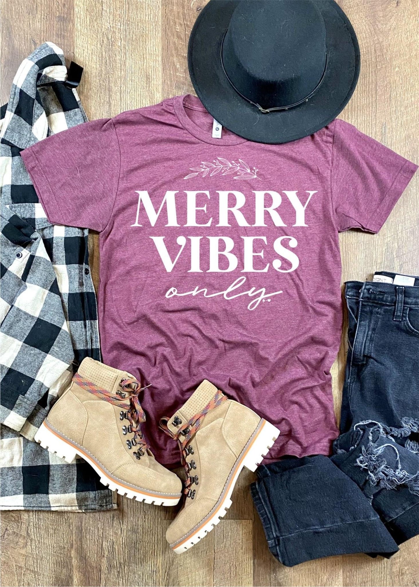 Merry Vibes Only Tee