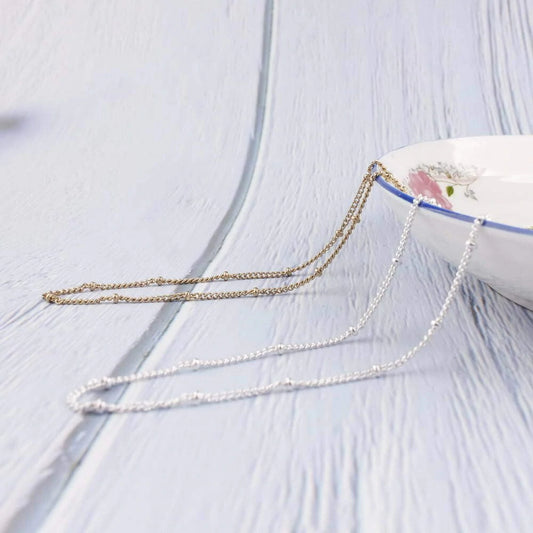 Simple Gold and Silver Choker Necklace