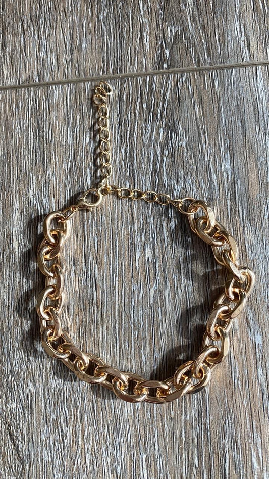 Chunky Chain Link Gold Bracelet