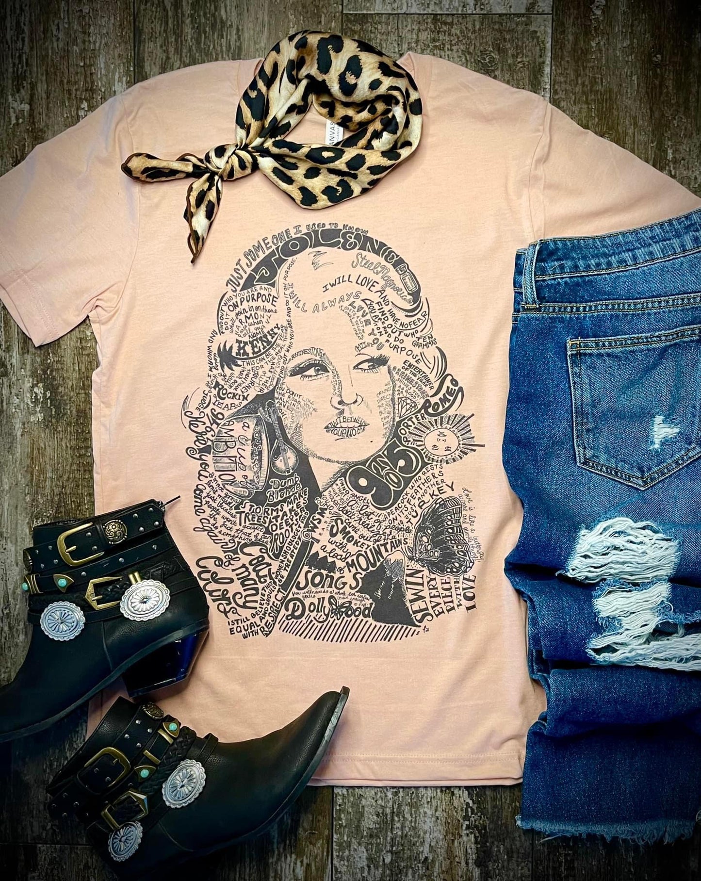 Queen of Country Dolly Tee