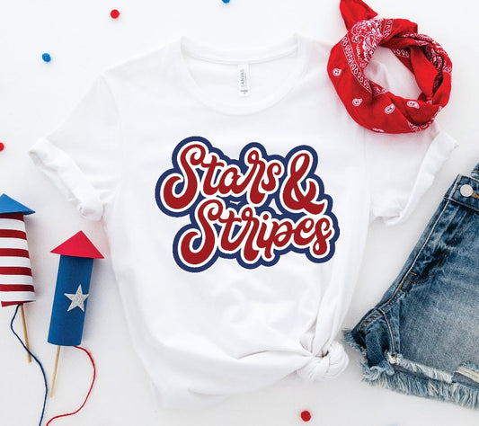 Stars & Stripes Retro Tee