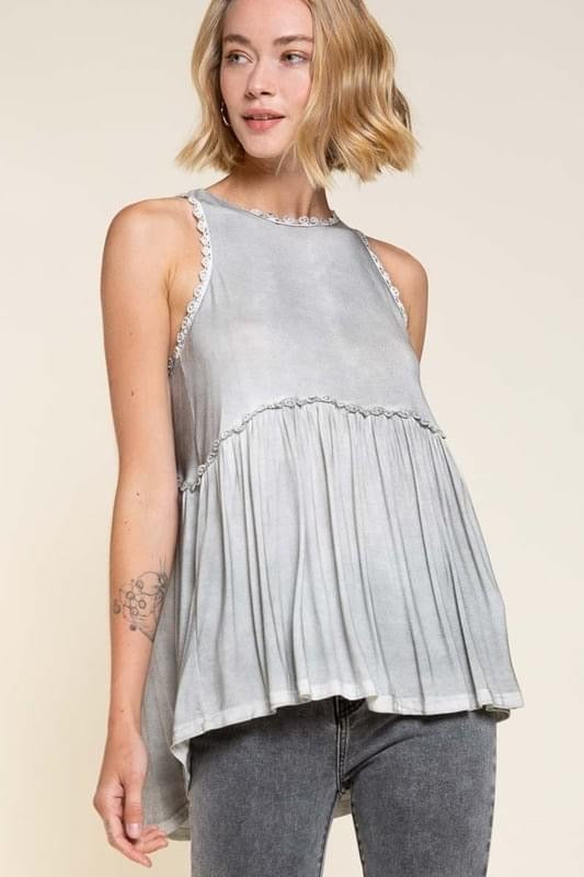 Sweet and Simple Babydoll Tank